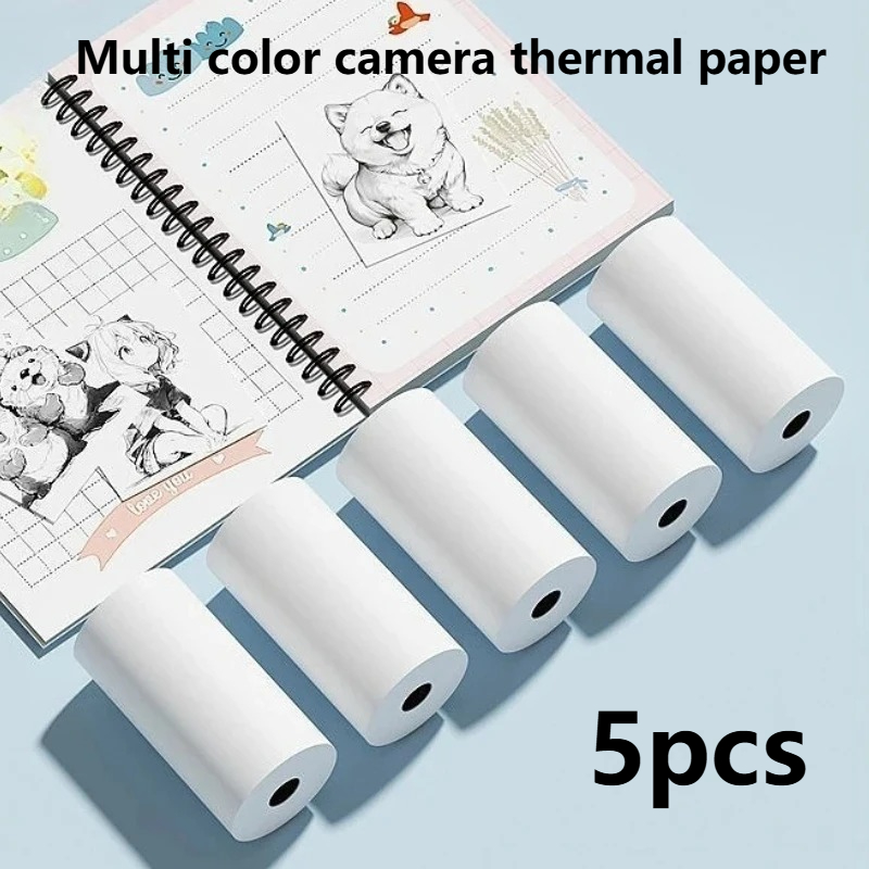 Photo Printer - 5 Rolls Thermal Adhesive Sticker Photo