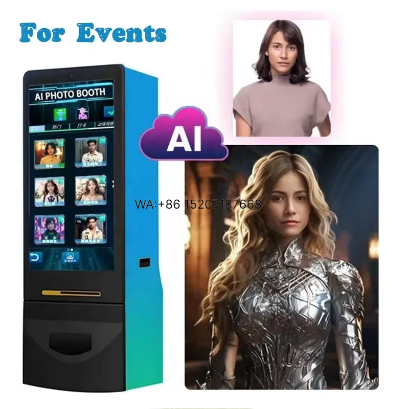 Wmwmnu AI Photo Booth Art Gene - Photo Printer ulasan dan harga