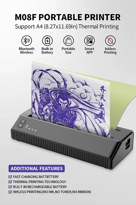 MHT-P8008  thermal tattoo tran - Thermal Printer ulasan dan harga