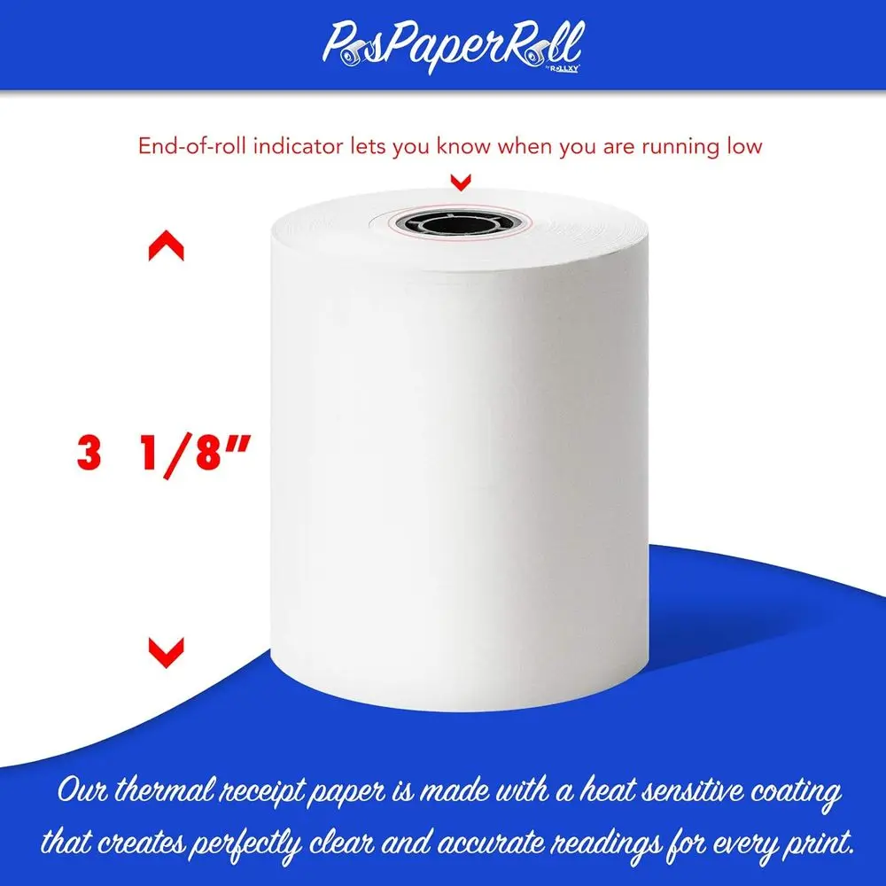 3 1/8 x 230mm Thermal Paper Ro - Printer Paper ulasan dan harga